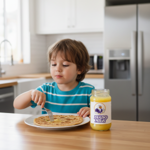 Indian kid with Ghee